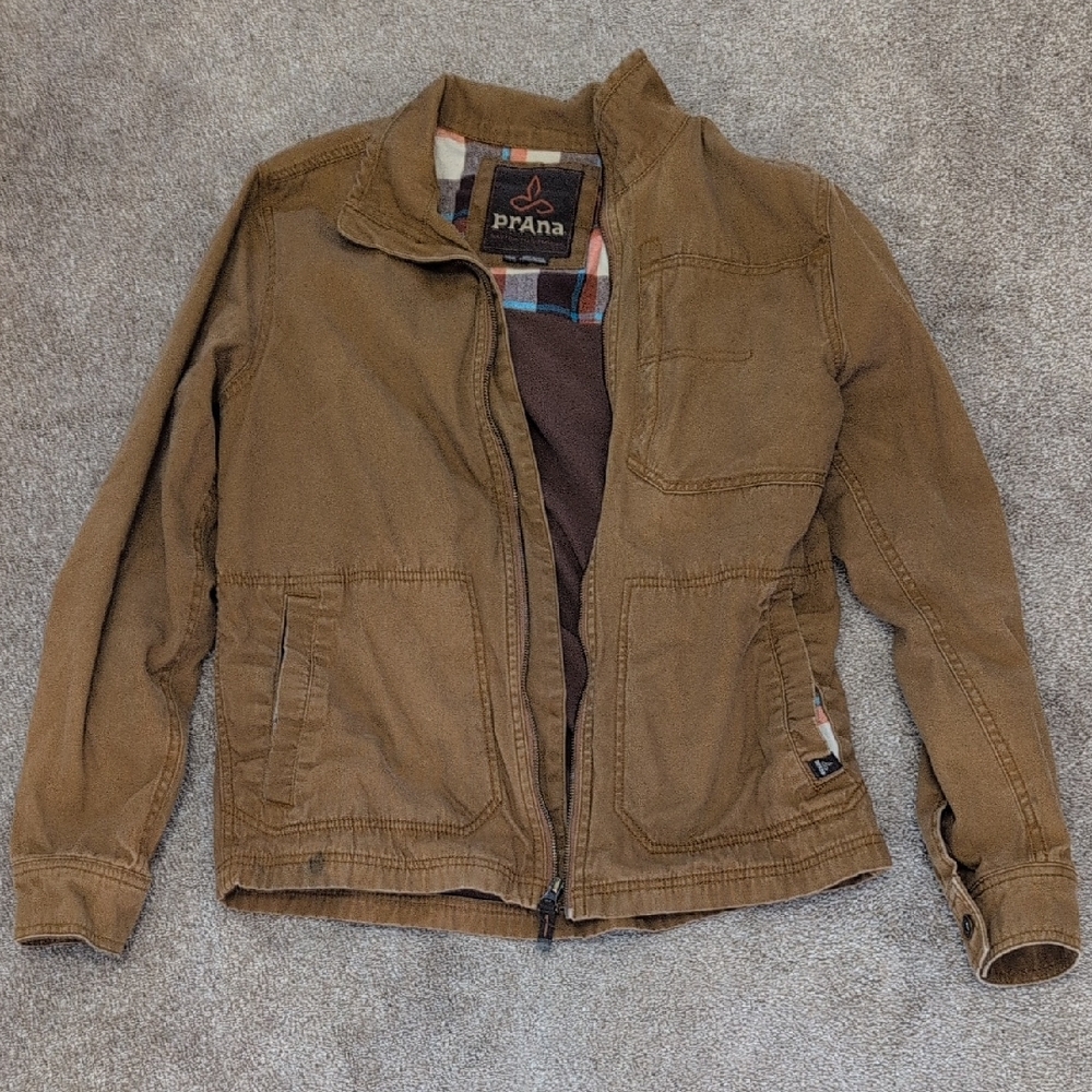 Prana Tan Casual Jacket